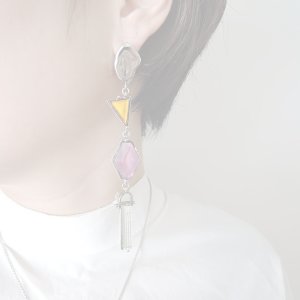 画像4:   ADER.bijoux アデルビジュー VITRAIL long pierce(silver){-AIS}