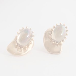 画像2:   ADER.bijoux アデルビジュー CAMELEON cabochon pierce{-AIA}