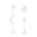   ADER.bijoux アデルビジュー MOON&STAR cabochon pierce{-AIA}