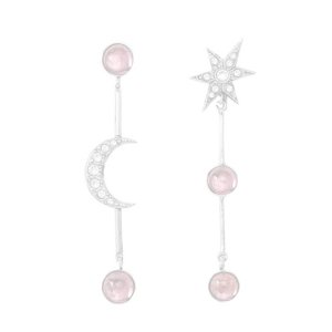 画像1:   ADER.bijoux アデルビジュー MOON&STAR cabochon pierce{-AIA}