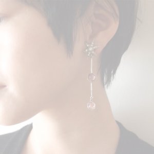 画像4:   ADER.bijoux アデルビジュー MOON&STAR cabochon pierce{-AIA}