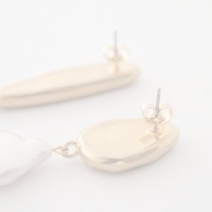 画像3:  {SOLD} ADER.bijoux アデルビジュー BLOCK PEARL pearl pierce{-AIA}