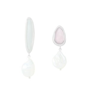 画像1:   ADER.bijoux アデルビジュー BLOCK PEARL pearl pierce{-AIA}