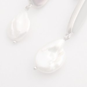 画像2:   ADER.bijoux アデルビジュー BLOCK PEARL pearl pierce{-AIA}