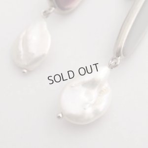 画像2: {SOLD}ADER.bijoux アデルビジュー BLOCK PEARL pearl pierce{-AIA}