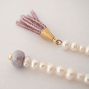 画像3: ADER.bijoux アデルビジュー BLOCK PEARL long asymmetry pierce{-AIA}