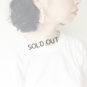 画像5: {SOLD}ADER.bijoux アデルビジュー RATTAN peal pierce{-AIS}