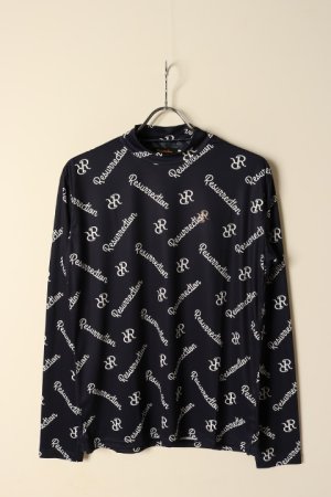 画像2: 【 40%OFF セール24,200円→14,520円】 レザレクション｜Resurrection メンズ モノグラムロゴモックネック{-BCA}