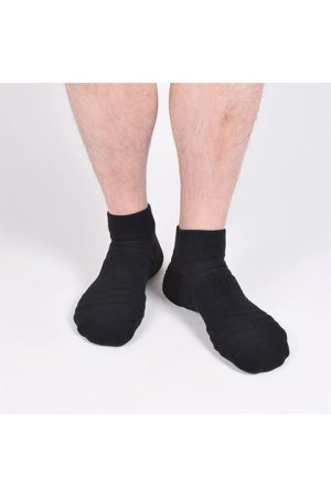 画像5: 【 20%OFF セール3,300円→2,640円】 レザレクション｜Resurrection メンズ ベーシックロゴショートソックス{-BDS}