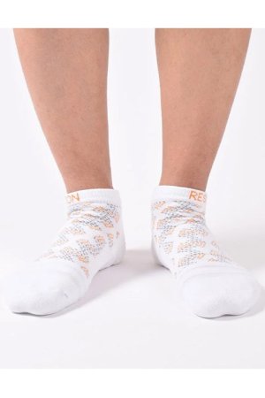 画像5: 【 20%OFF セール3,300円→2,640円】 レザレクション｜Resurrection メンズ GMアンクルソックス{RR2-2SO-S02-1-WHT-BDS}