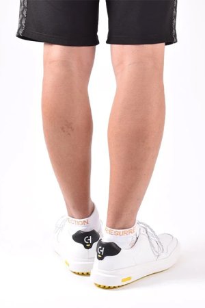 画像10: 【 20%OFF セール3,300円→2,640円】 レザレクション｜Resurrection メンズ GMアンクルソックス{RR2-2SO-S02-1-WHT-BDS}