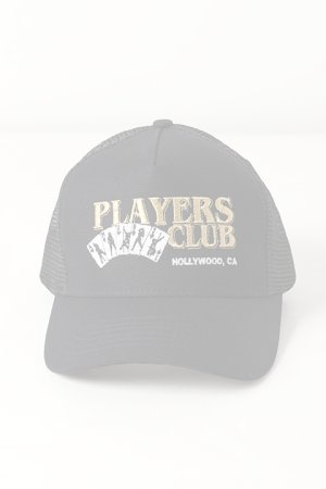 画像5:   AMIRI アミリ Players Club Trucker Hat {-BJS}  :S0A39152CO-BLK-OS 