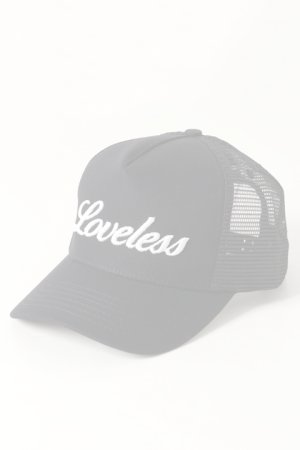 画像1:   AMIRI アミリ Loveless Trucker Hat {-BJS}  :S0A39156CO-BLK-OS 