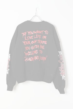 画像4:  {SOLD} AMIRI アミリ Motley Crue Dr Feelgood Crew {-BJS}  :S0M02123TE-BLK 