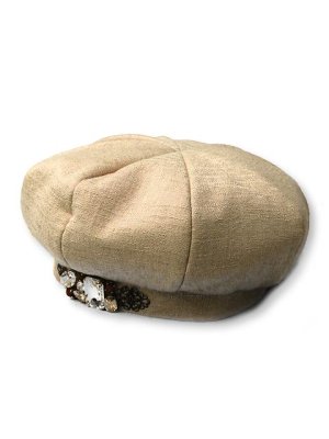 画像1: dictionary ディクショナリーBeret hat with Bijoux decoration{-ABS}