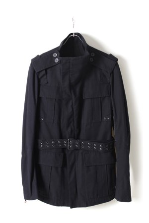 画像1: BALMAIN バルマン PARKA BIKER CEINTUREE HOMME MEN PARKA JACKET{S3HT299C106-176-ACS}