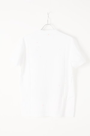 画像2:  {SOLD} DSQUARED2 ディースクエアード Contrast Print White T-Shirt{-AIA}