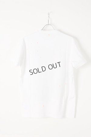 画像2: {SOLD}DSQUARED2 ディースクエアード Contrast Print White T-Shirt{-AIA}