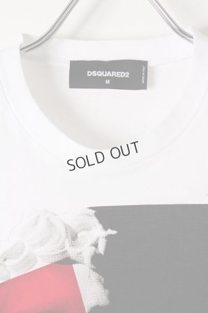 画像3: {SOLD}DSQUARED2 ディースクエアード Contrast Print White T-Shirt{-AIA}