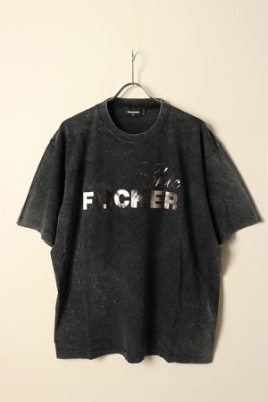 画像1: DSQUARED2 ディースクエアード Chic Fucker charcoal T-shirt{S71GD1293S21600-814-BCA}