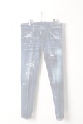   DSQUARED2 ディースクエアード Faded Patches Slim Jeans{-AIS}
