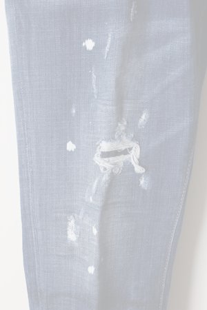 画像4:   DSQUARED2 ディースクエアード Faded Patches Slim Jeans{-AIS}