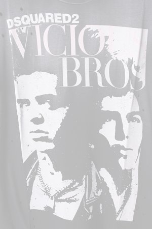 画像4:   DSQUARED2 ディースクエアード Vicious Bros T-Shirt{-AIS}