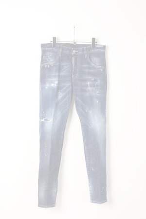 画像1:   DSQUARED2 ディースクエアード Skater Jeans{-AIA}