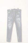  DSQUARED2 ディースクエアード Dark Ripped Bleach Wash Cool Guy Jeans{S74LB1193S30789470-BBA}