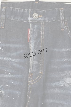 画像2: {SOLD}DSQUARED2 ディースクエアード Dark Ripped Bleach Wash Cool Guy Jeans{S74LB1193S30789470-BBA}