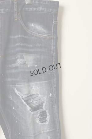 画像4: {SOLD}DSQUARED2 ディースクエアード Dark Ripped Bleach Wash Cool Guy Jeans{S74LB1193S30789470-BBA}