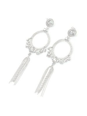画像1:  {SOLD} SATELLITE サテリット サークルチェーンピアス{-ACS}