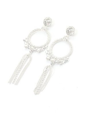 画像1:  {SOLD} SATELLITE サテリット サークルチェーンピアス{-ACS}
