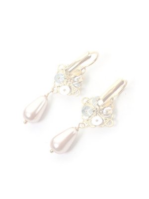 画像2:  {SOLD} SATELLITE サテリット ティアドロップゴールドピアス{-ACS}