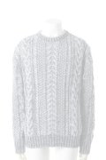  {SOLD} SandBlaster サンドブラスター Crew neck cable pullover INDIGOISM{SBID-029CW01-DN52-AGA}