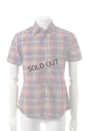 画像1: {SOLD}VADEL バデル typewriter check selvage-wire shirts S/S{-ADS}