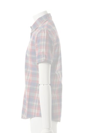 画像3:   VADEL バデル typewriter check selvage-wire shirts S/S{-ADS}