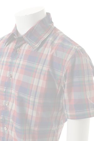 画像5:   VADEL バデル typewriter check selvage-wire shirts S/S{-ADS}