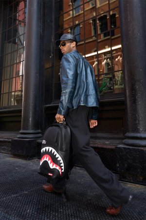 画像12: SPRAYGROUND スプレーグラウンド SHARK CENTRAL - THREAD COUNT BACKPACK{-BFA}
