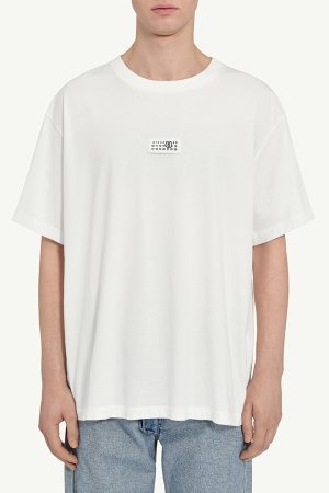 画像5: MM6 Maison Margiela エムエムシックス ニューメリック コットン Tシャツ{SH0GC0032M20170-101-BFS}