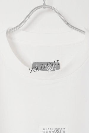 画像7: {SOLD}MM6 Maison Margiela エムエムシックス メゾンマルジェラ ニューメリック コットン Tシャツ{SH0GC0032M20170-101-BFS}