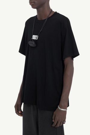 画像5: MM6 Maison Margiela エムエムシックス ニューメリック コットン Tシャツ{SH0GC0032M20170-900-BFS}