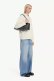 画像7: MM6 Maison Margiela エムエムシックス メゾンマルジェラ アンブラッシュドコットン フーディ{SH0GU0048M25025103-BFA} (7)
