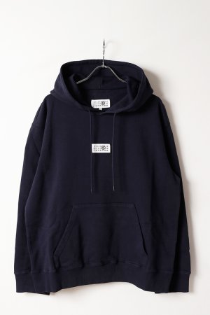 画像1: MM6 Maison Margiela エムエムシックス メゾンマルジェラ アンブラッシュドコットン フーディ{SH0GU0048M25025524-BFA}