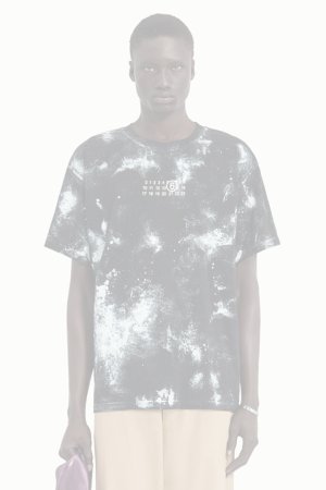 画像1:  {SOLD} MM6 Maison Margiela エムエムシックス メゾンマルジェラ ホワイトペイント ジャージーTシャツ{SH2GC0039M20048900-BFS}
