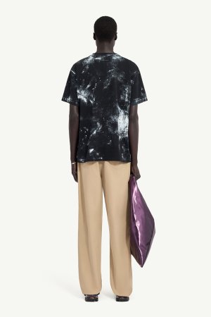 画像4: MM6 Maison Margiela エムエムシックス ホワイトペイント ジャージーTシャツ{SH2GC0039M20048900-BFS}