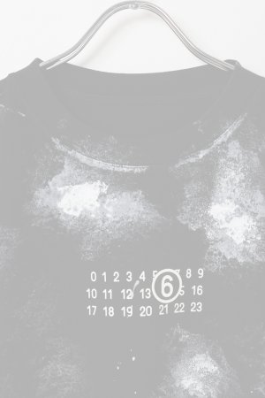画像7:  {SOLD} MM6 Maison Margiela エムエムシックス メゾンマルジェラ ホワイトペイント ジャージーTシャツ{SH2GC0039M20048900-BFS}