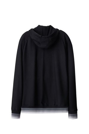 画像6: 1piu1uguale3 ウノピゥウノウグァーレトレ 113 SPORT NEW ZIP UP MESH PARKA BORDER RIB{-BFS}