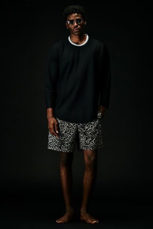 画像6: 1piu1uguale3 ウノピゥウノウグァーレトレ CRUISE AIR LEOPARD SHORTS{-BFS}
