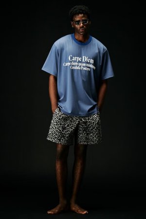 画像8: 1piu1uguale3 ウノピゥウノウグァーレトレ CRUISE AIR LEOPARD SHORTS{-BFS}